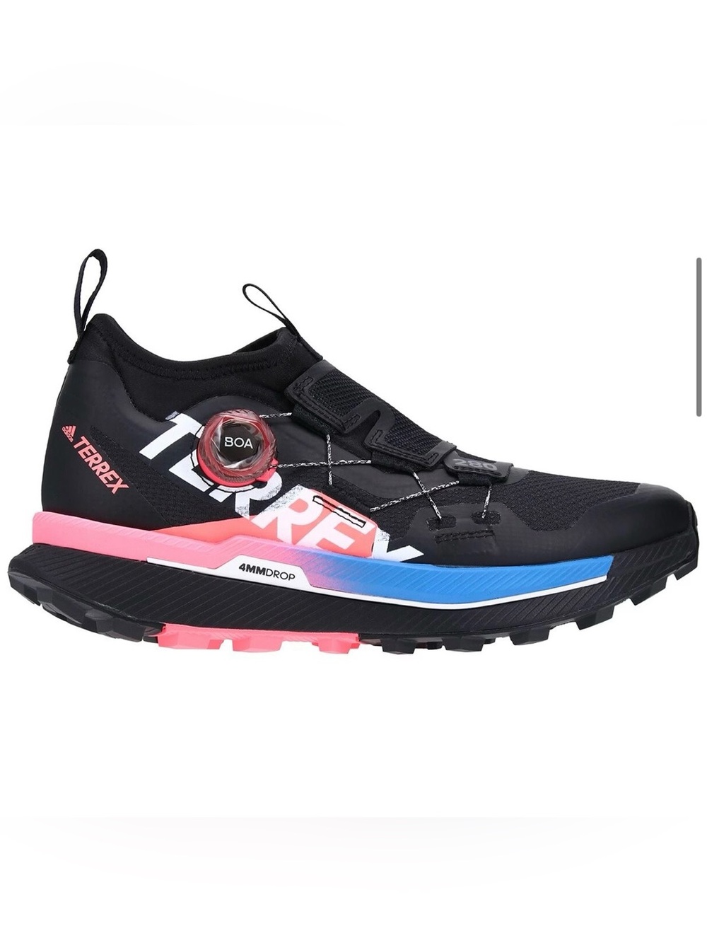 Adidas Terrex Agravic ‘Black Turbo’ Pro Trail Running Shoe Women Sz 10